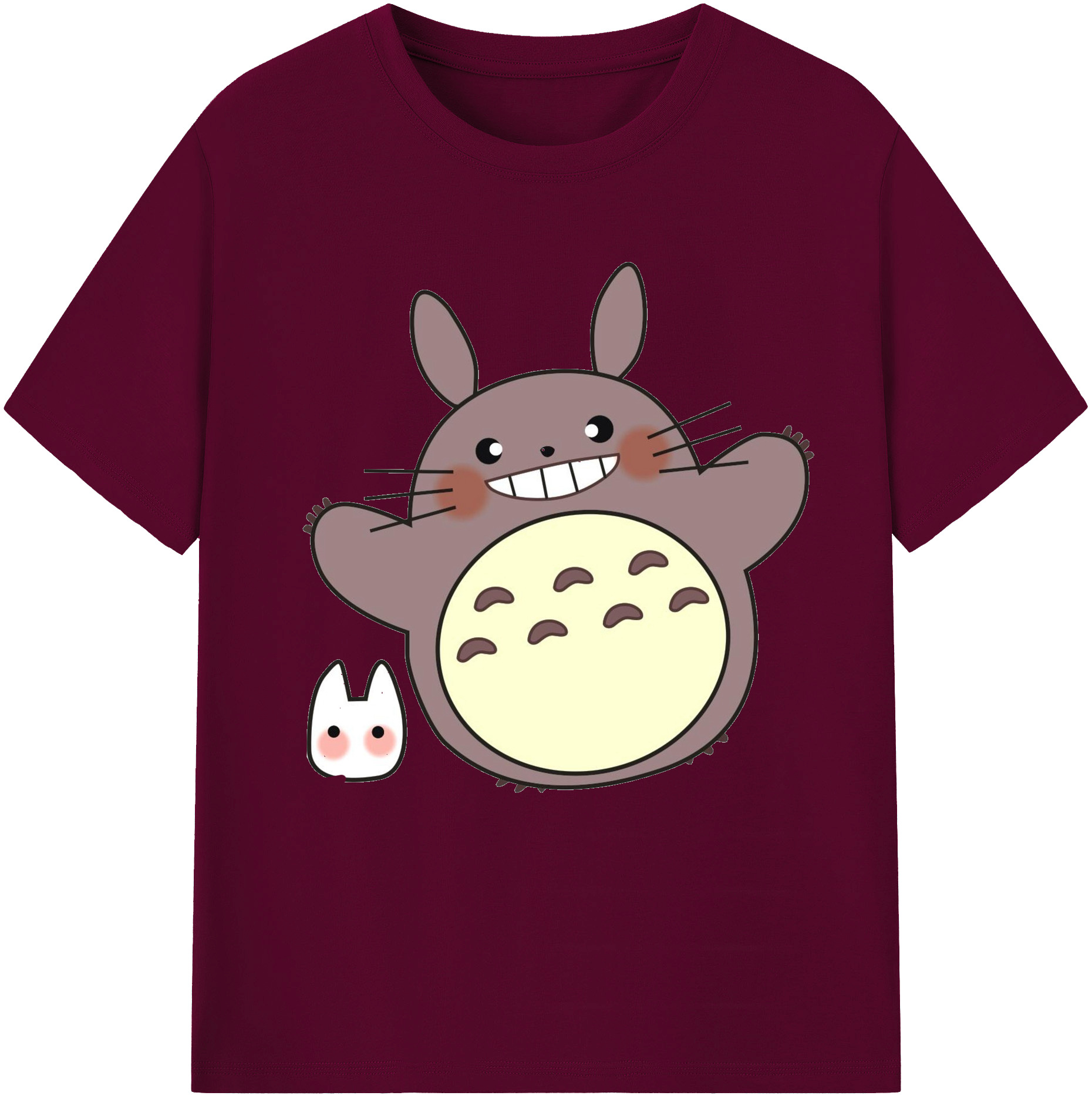 （画像用） となりのトトロ 草壁メイ 草壁サツキ My Neighbor Totoro Satsuki Kusakabe Mei Kusakabe レディースカジュアルプリントTシャツ（綿100％）